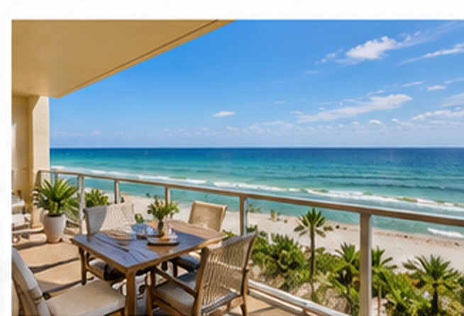 Fictional Solmaris balcony Gulf view
